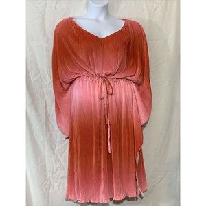 Bloom Chic Ribbed Drawstring Dress Coverup Womens Size 18-20